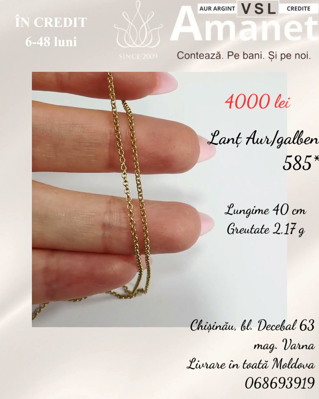 Lanț Aur 585*