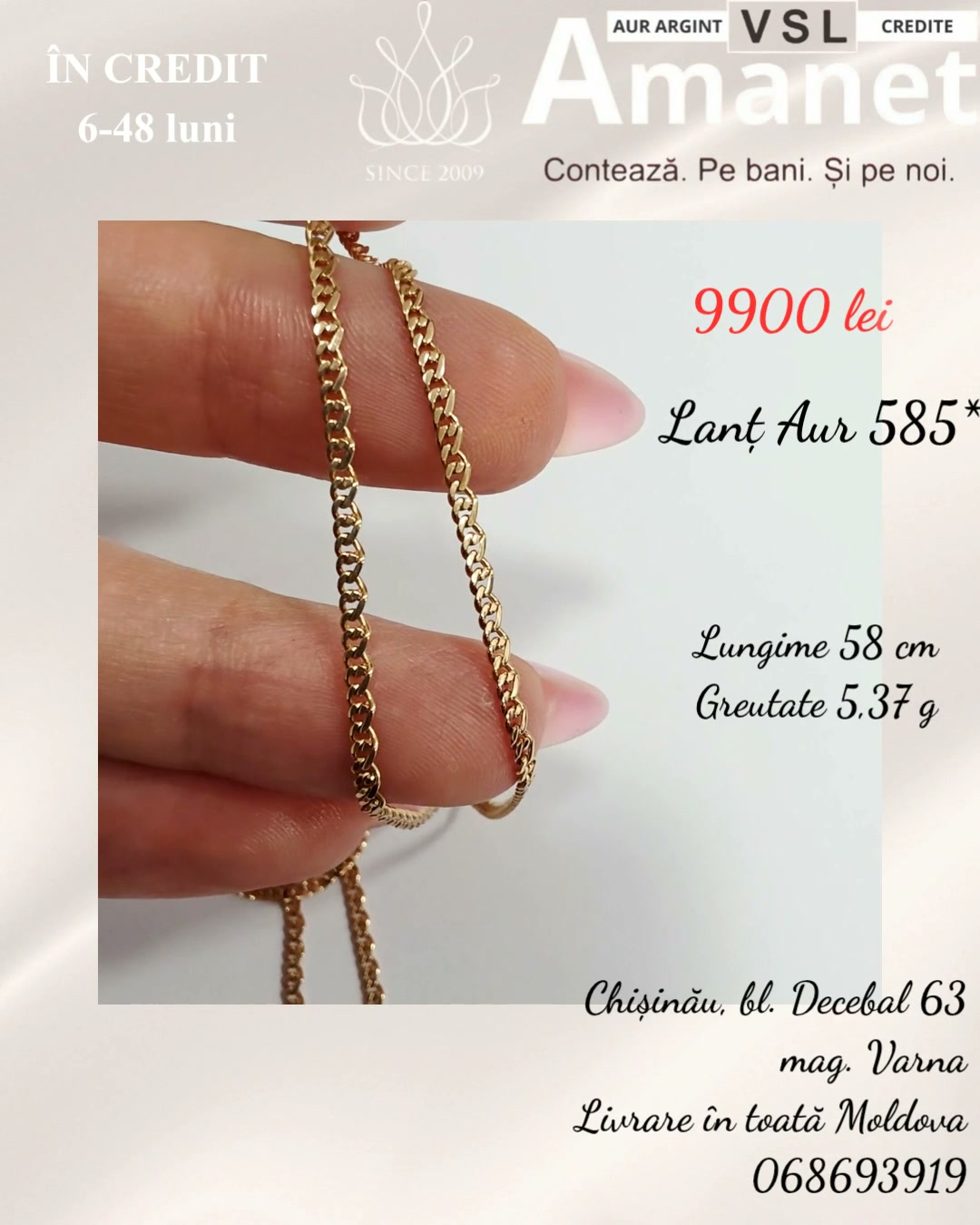 Lanț Aur 585*