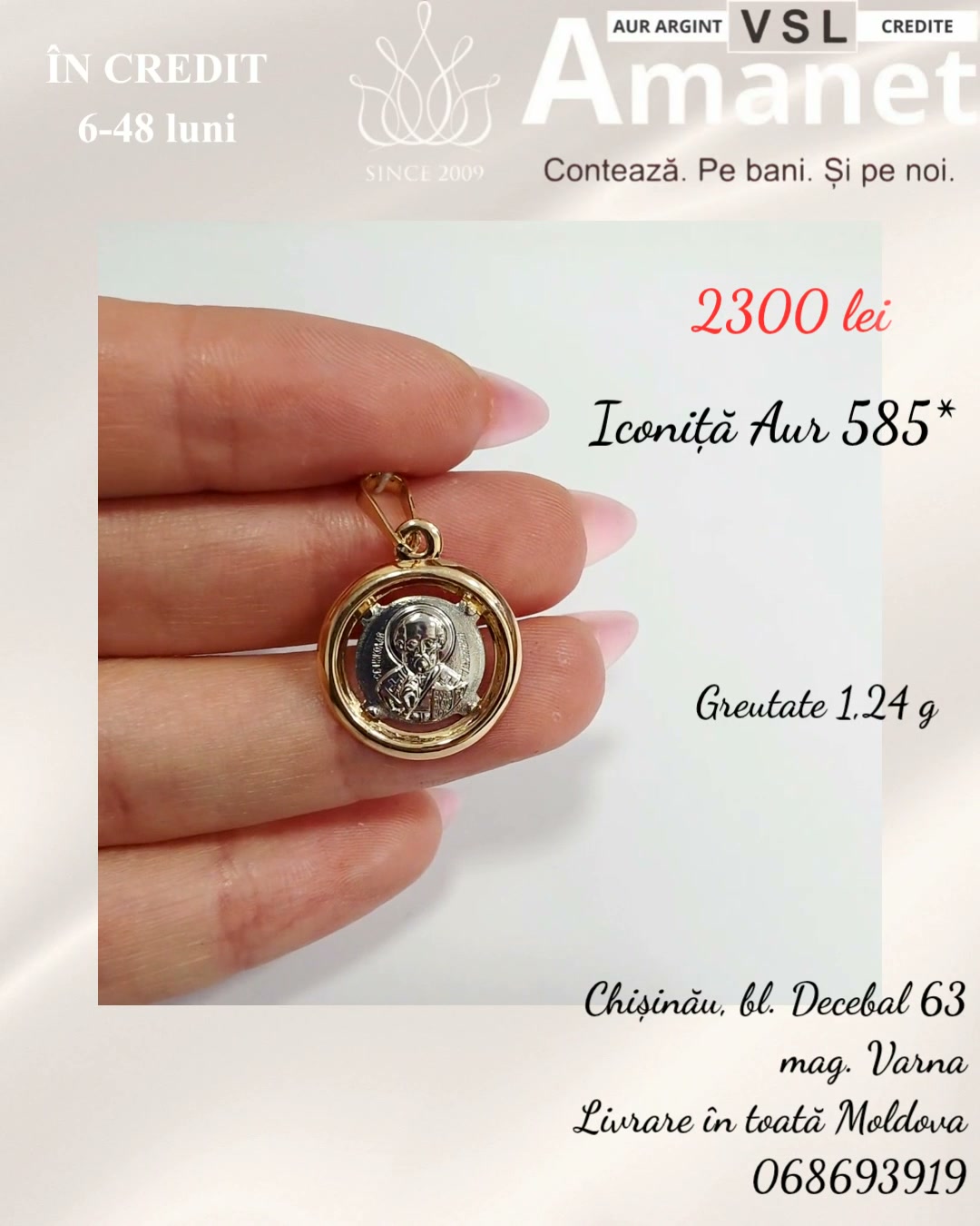 Iconiță Aur 585*