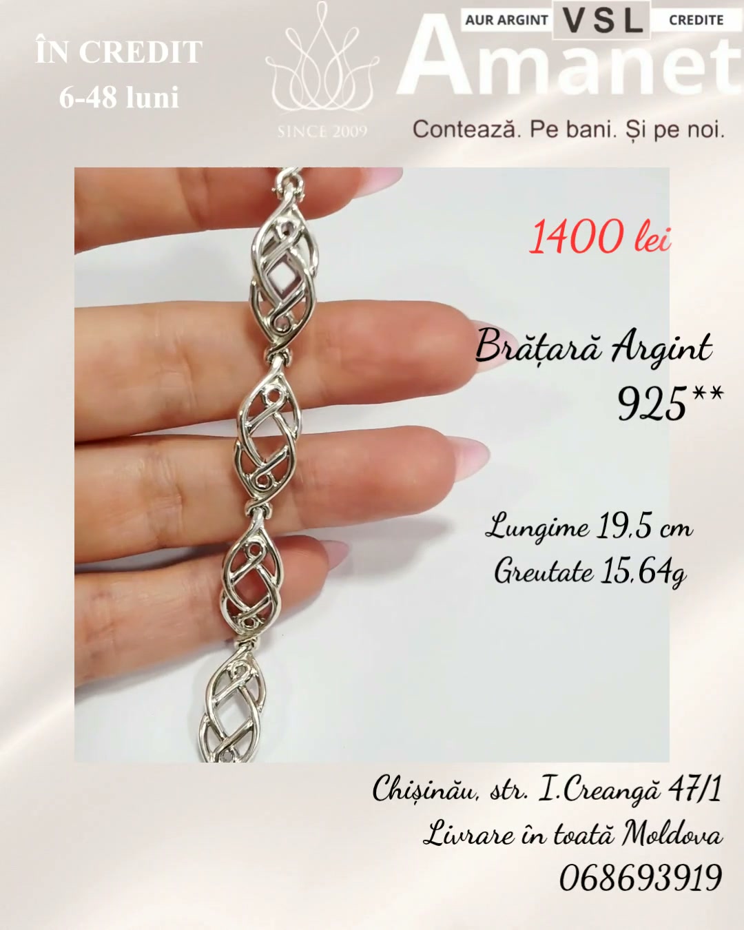 Brățară Argint 925*