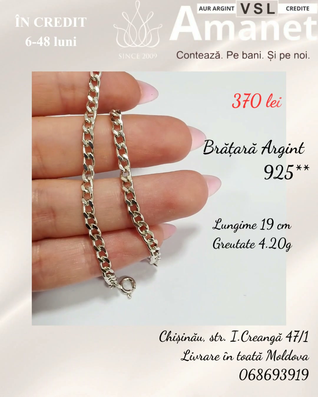 Brățară Argint 925*