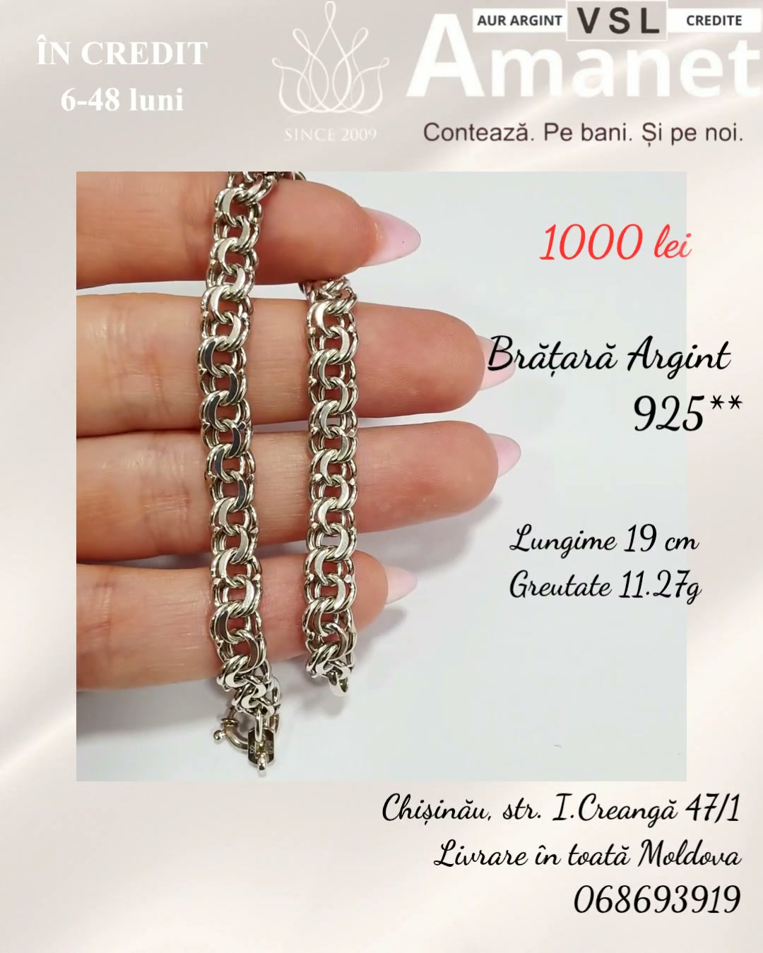 Brățară Argint 925*