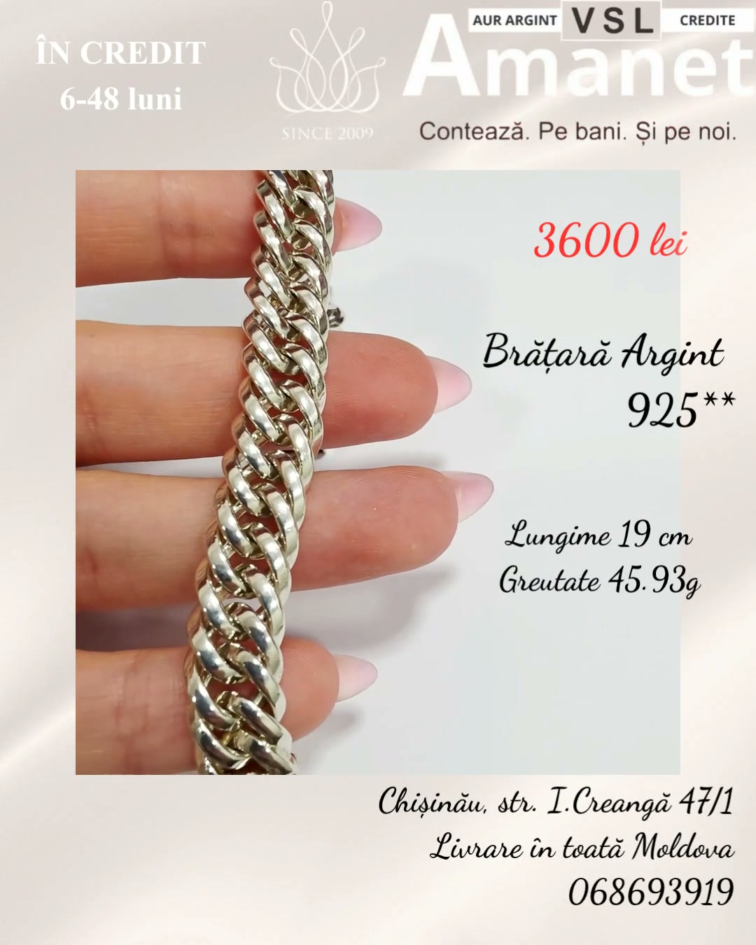 Brățară Argint 925*