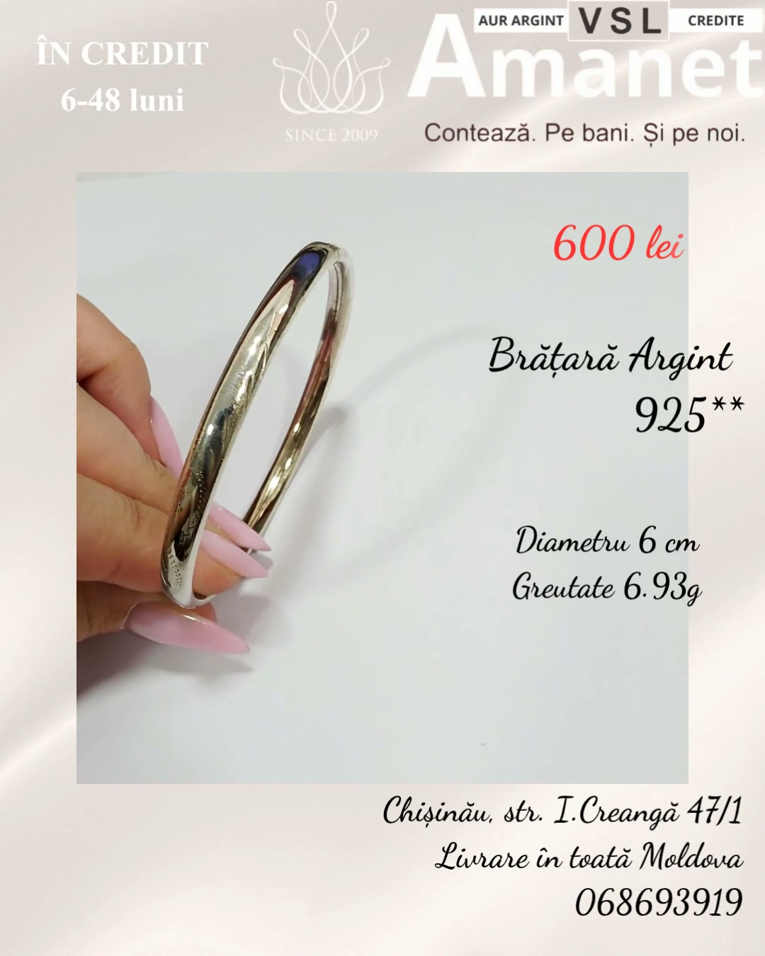 Brățară Argint 925*
