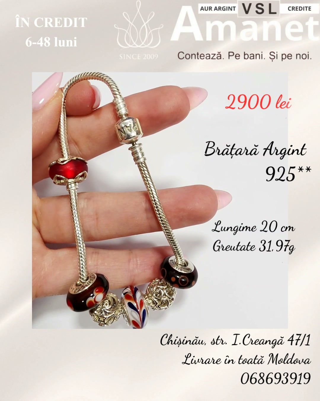 Brățară Argint 925*