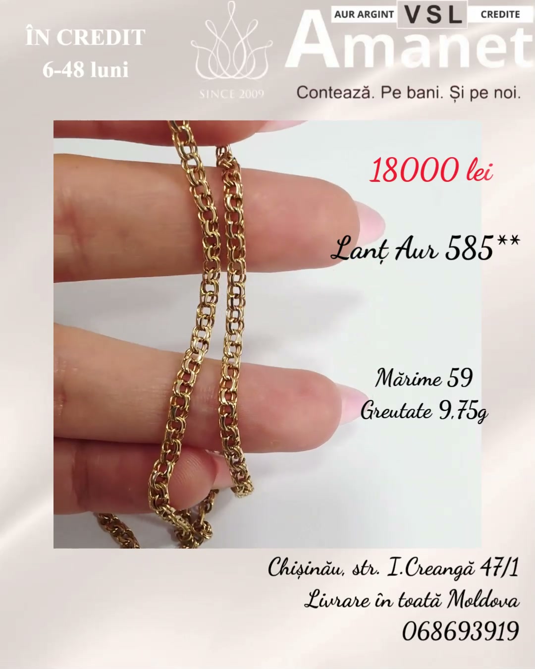 Lanț Aur 585*
