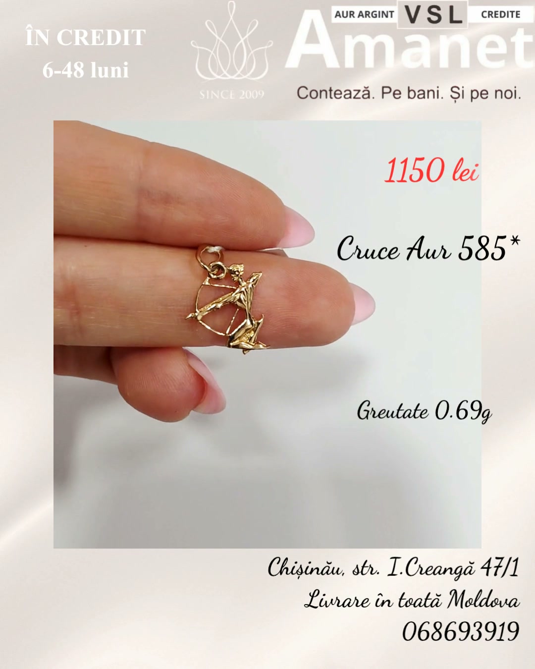 Pandantiv Aur 585*
