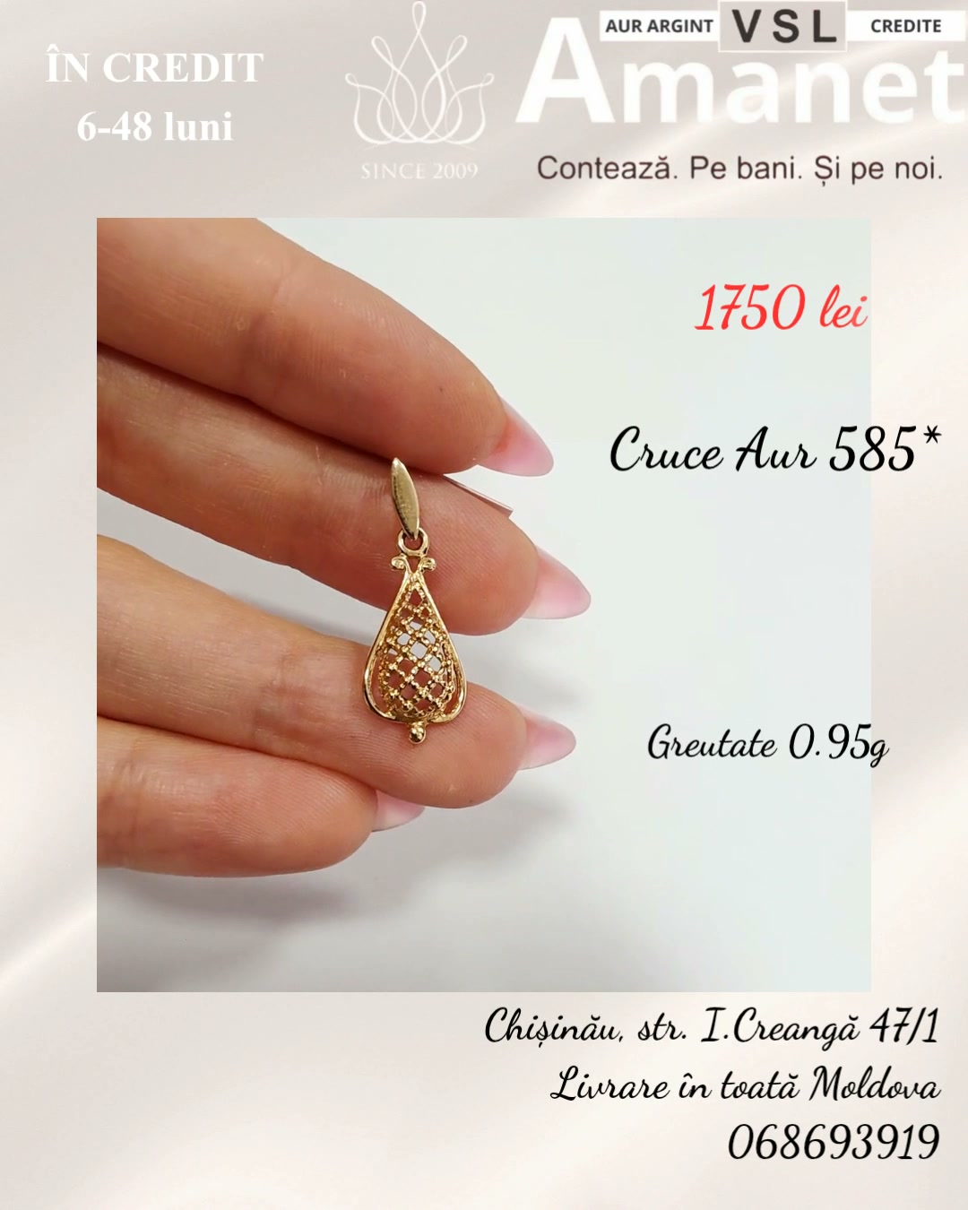 Pandantiv Aur 585*