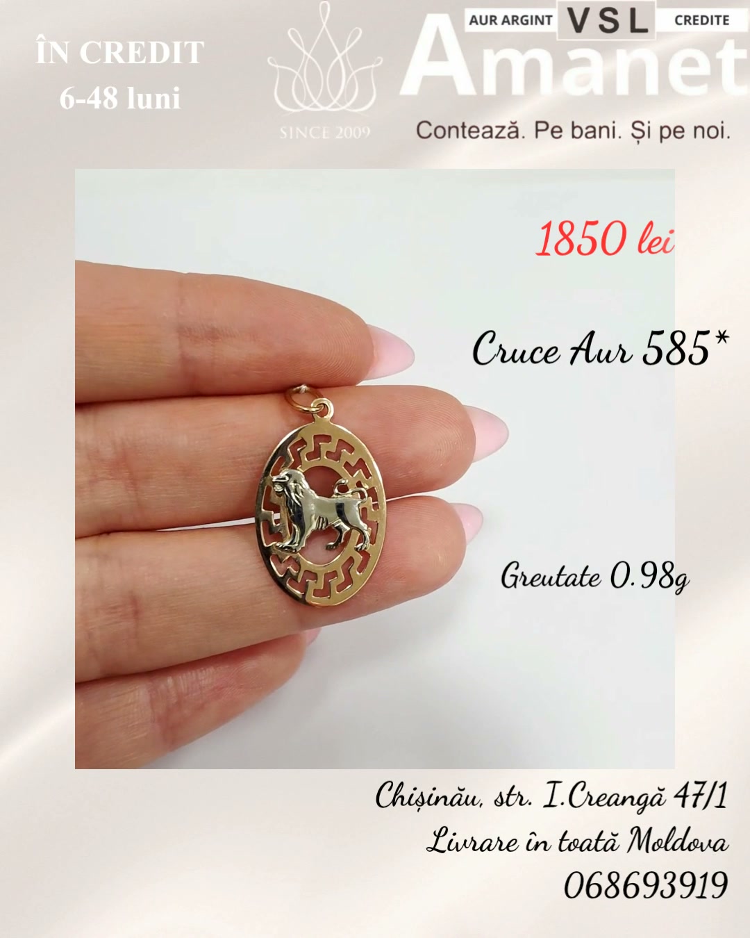 Pandantiv Aur 585*