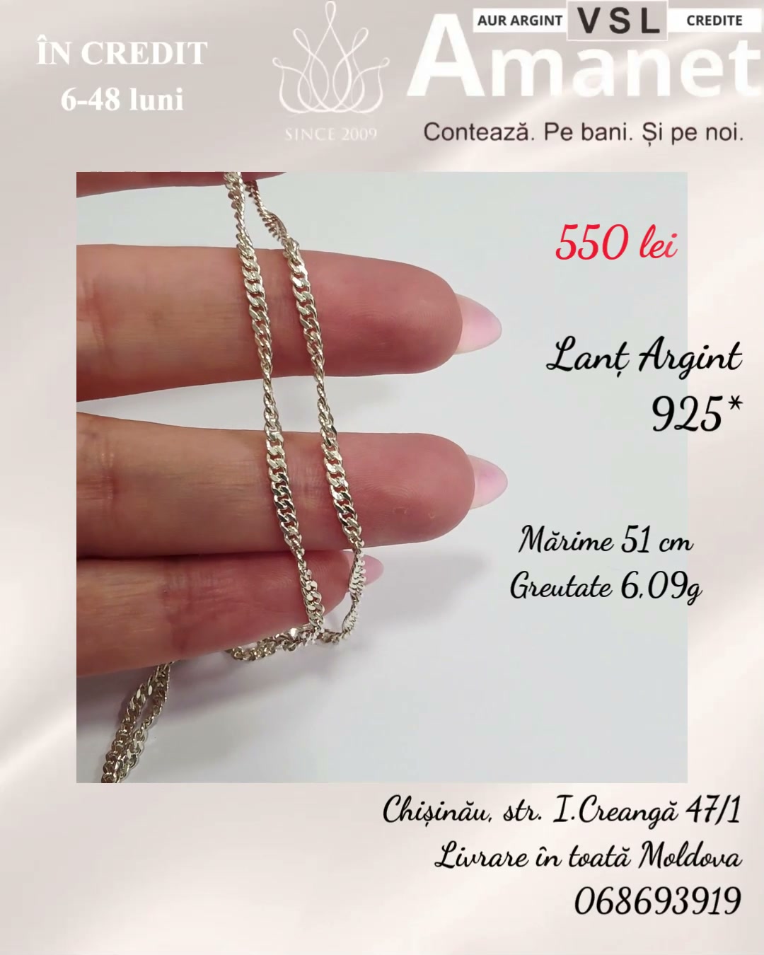 Lanț Argint 925*