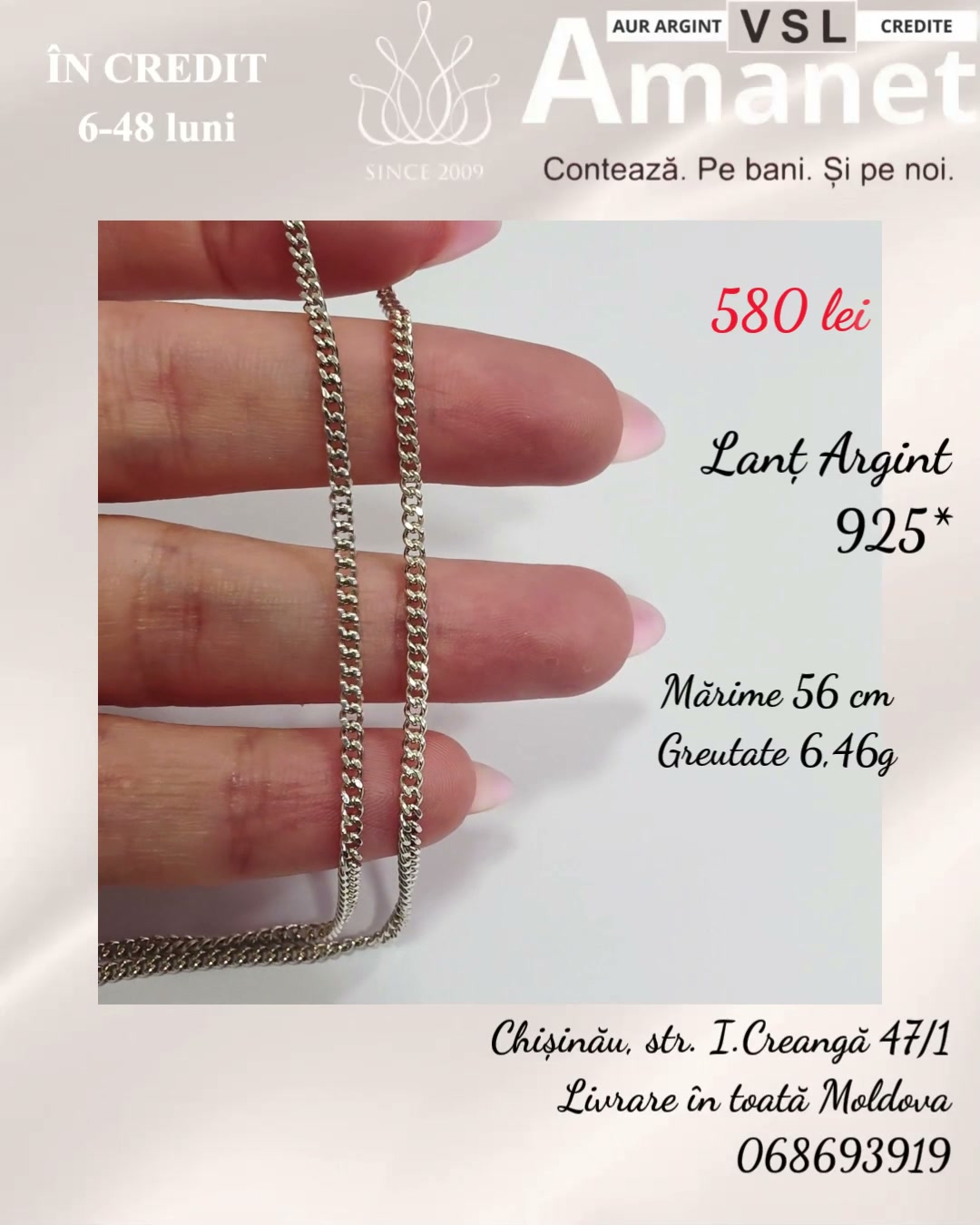 Lanț Argint 925*