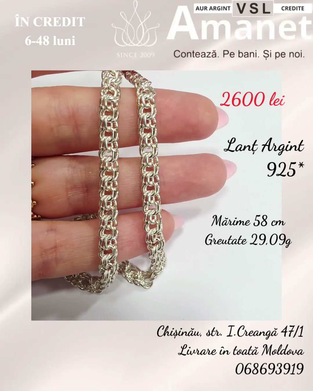 Lanț Argint 925*