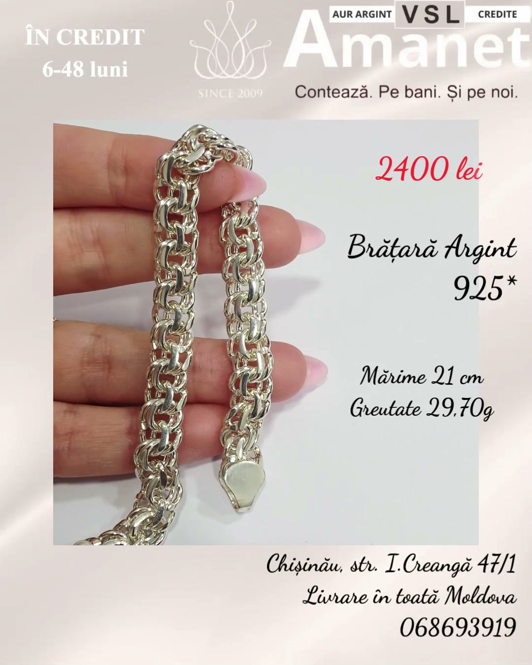 Brățară Argint 925*