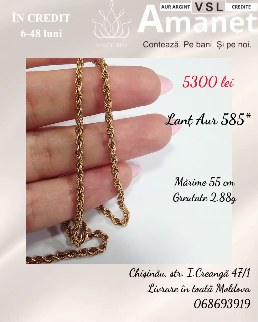Lanț Aur 585*