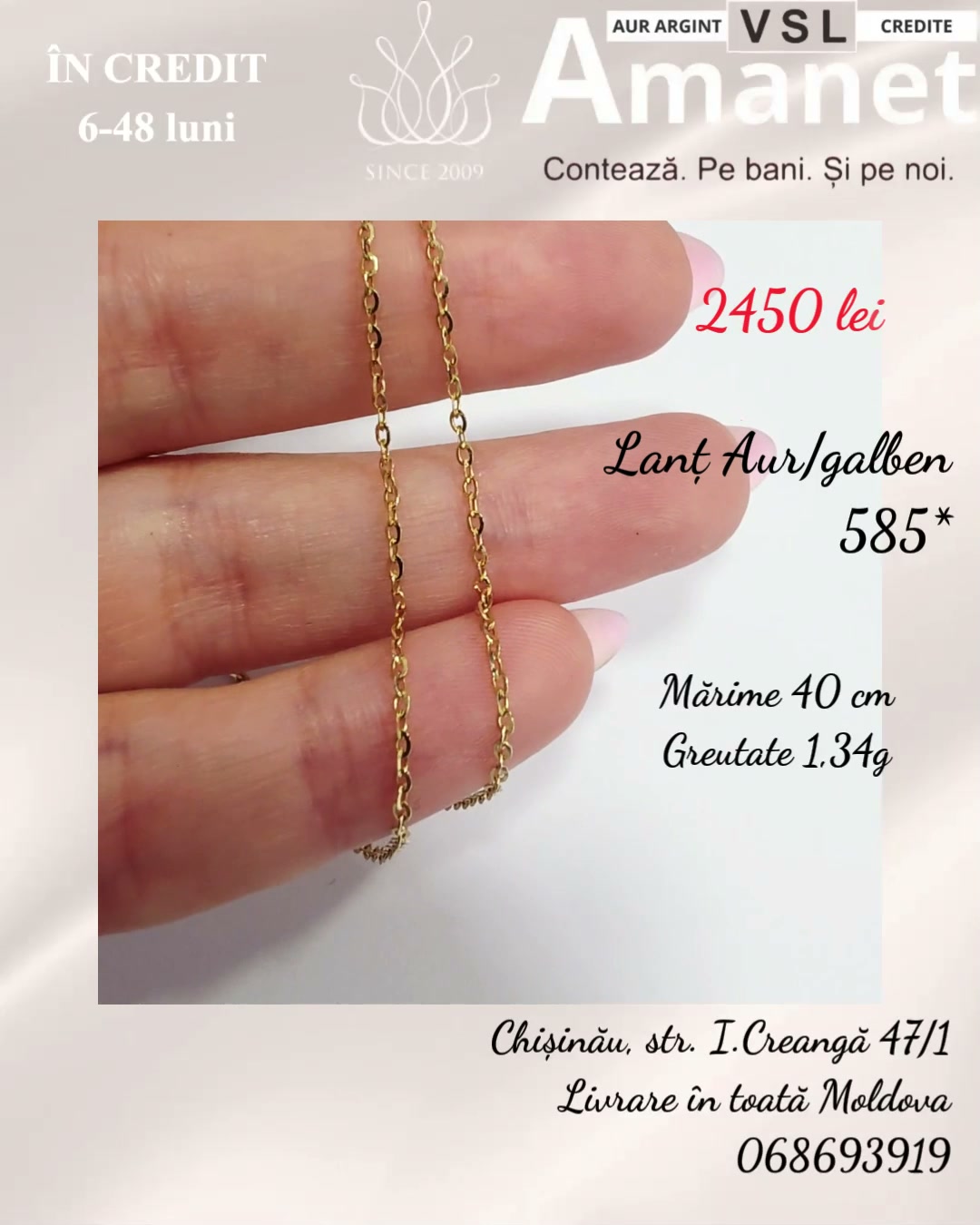 Lanț Aur 585*