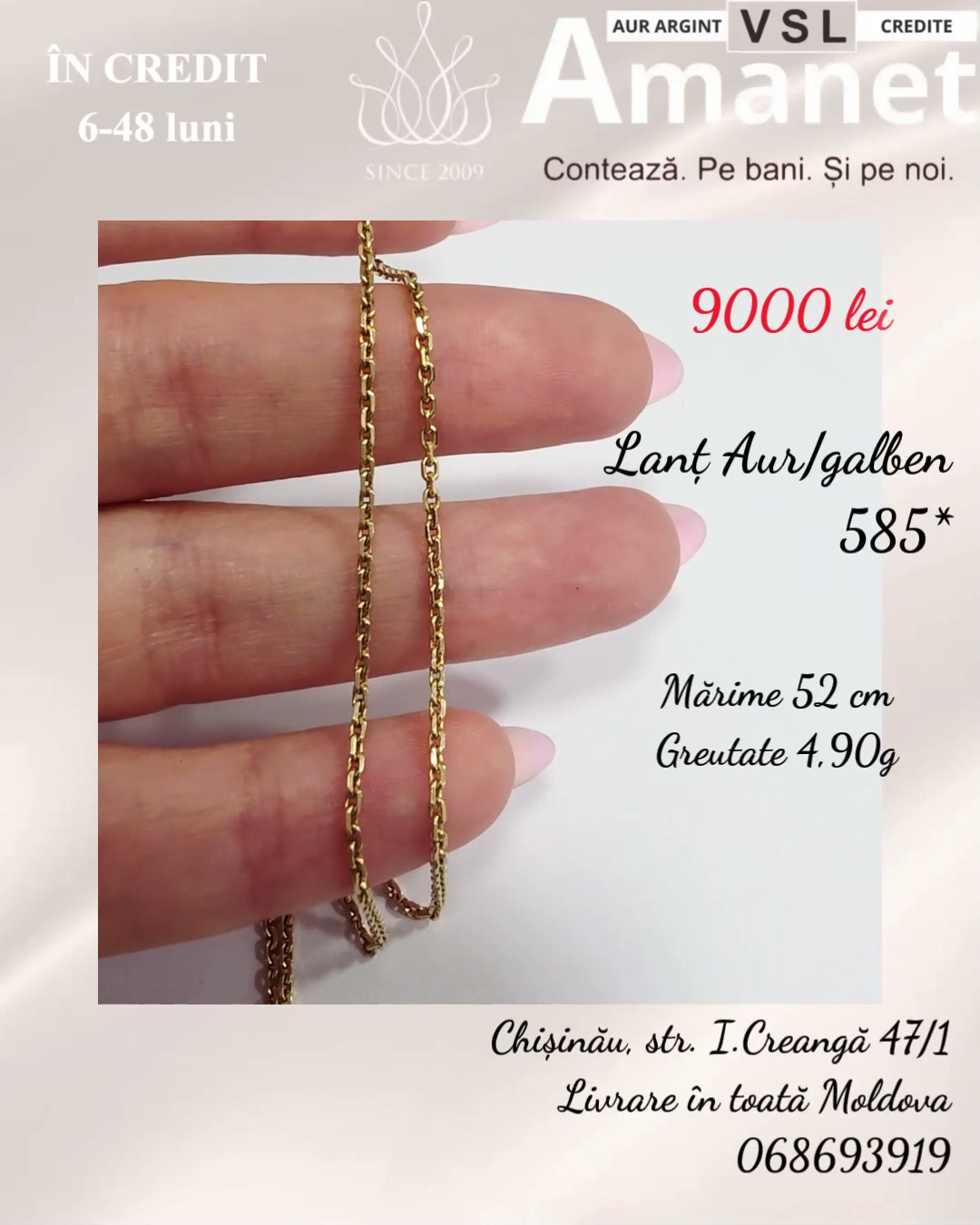 Lanț Aur 585*