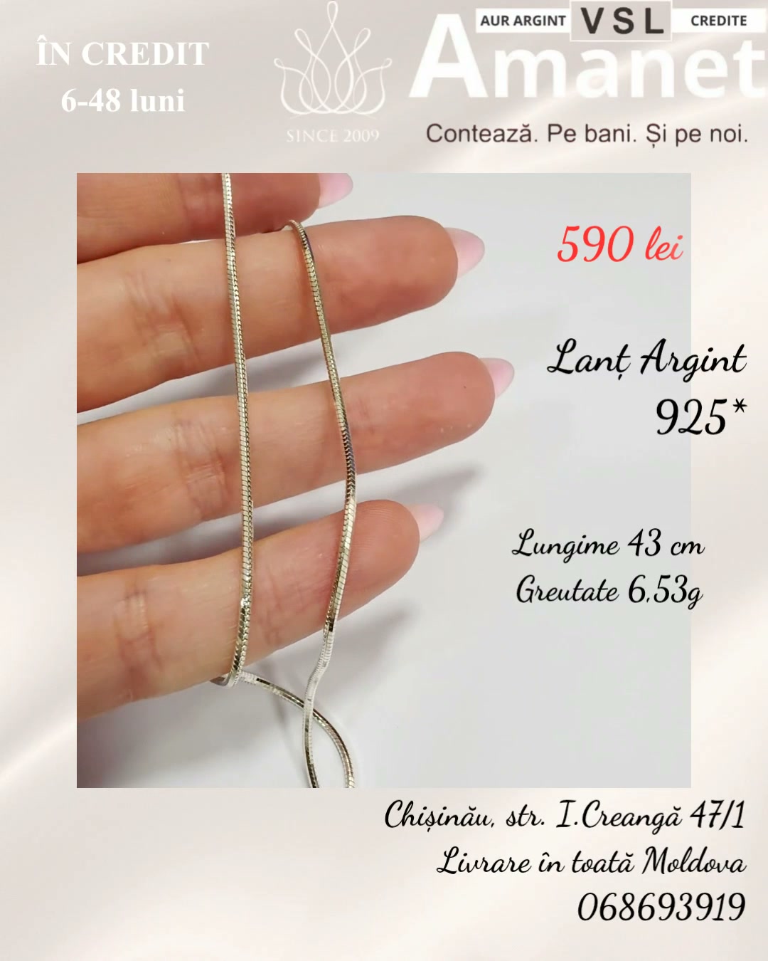 Lanț Argint 925*