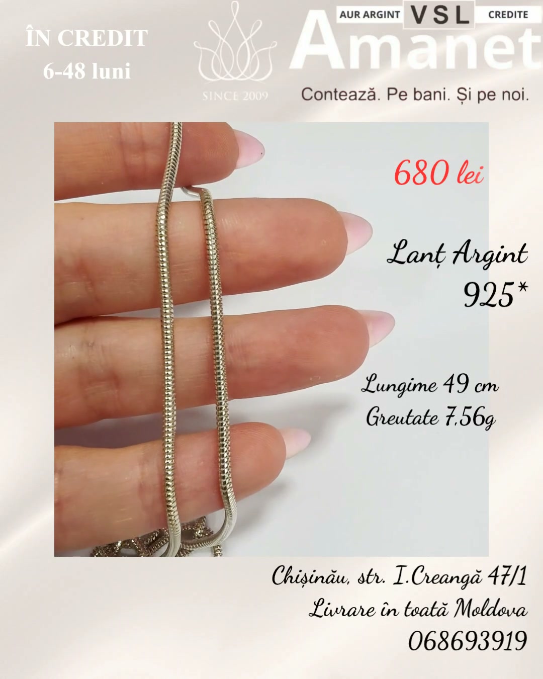 Lanț Argint 925*