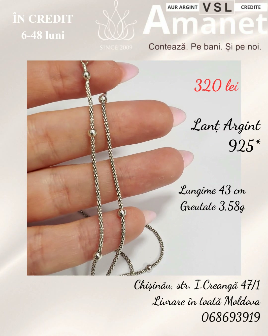 Lanț Argint 925*