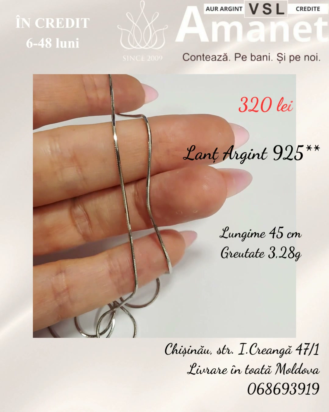 Lanț Argint 925*