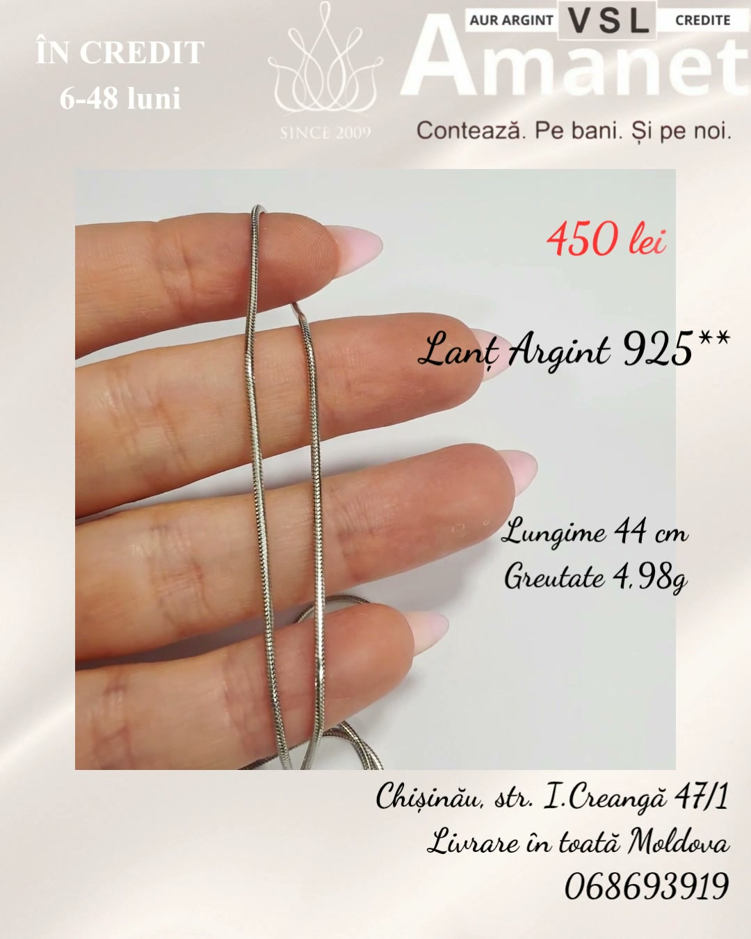 Lanț Argint 925*