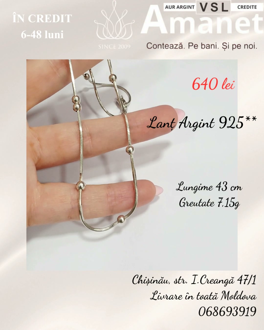 Lanț Argint 925*