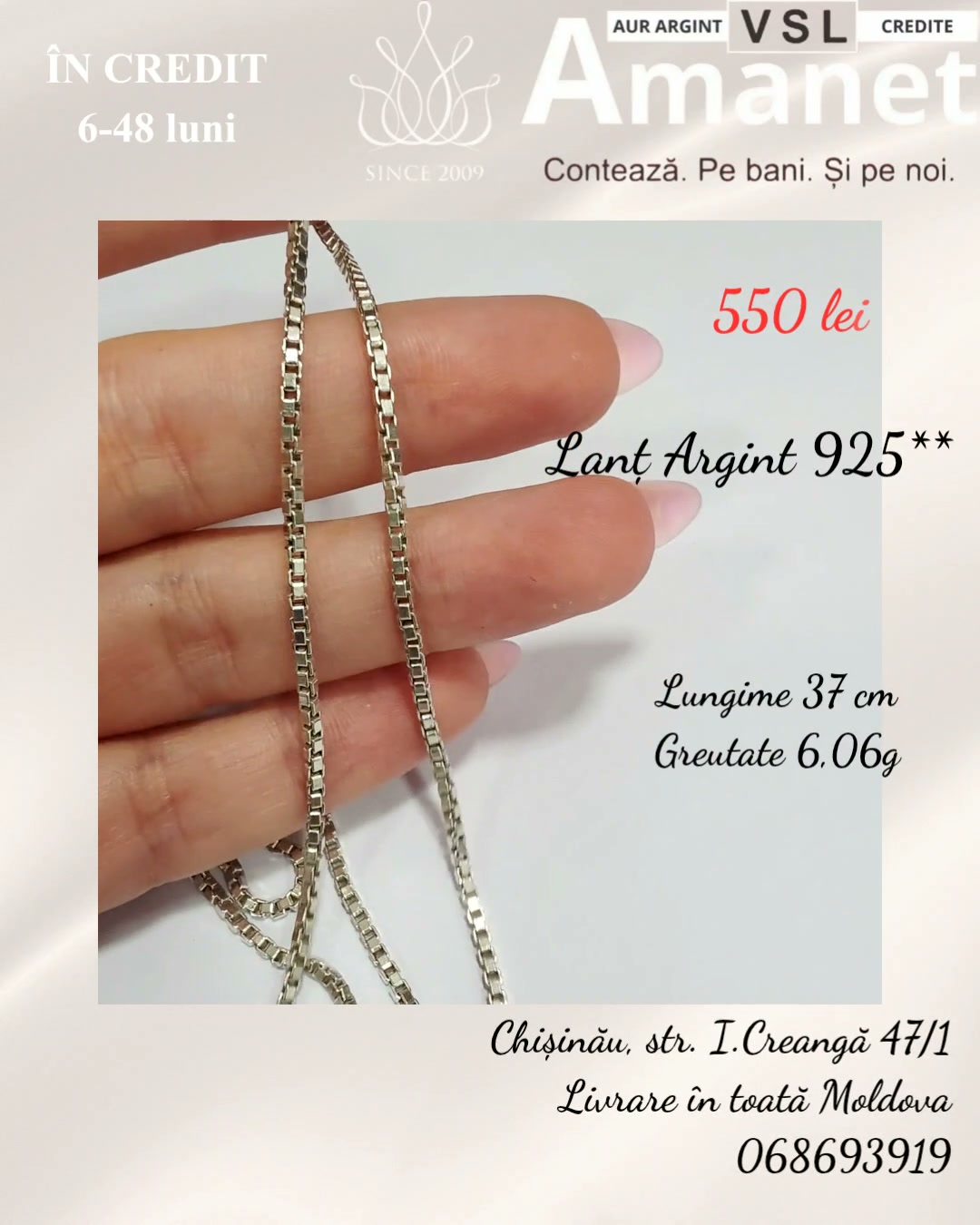 Lanț Argint 925*