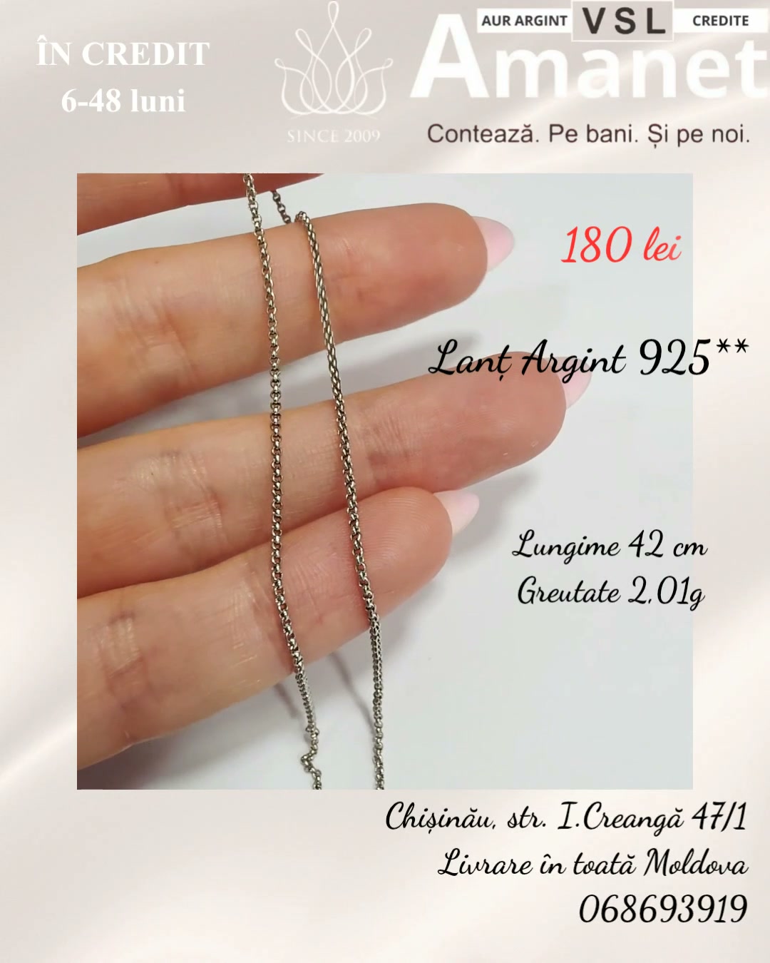 Lanț Argint 925*