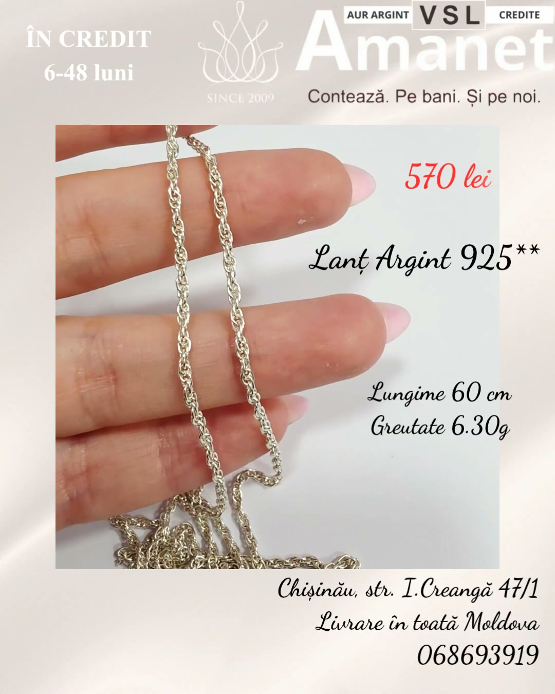 Lanț Argint 925*