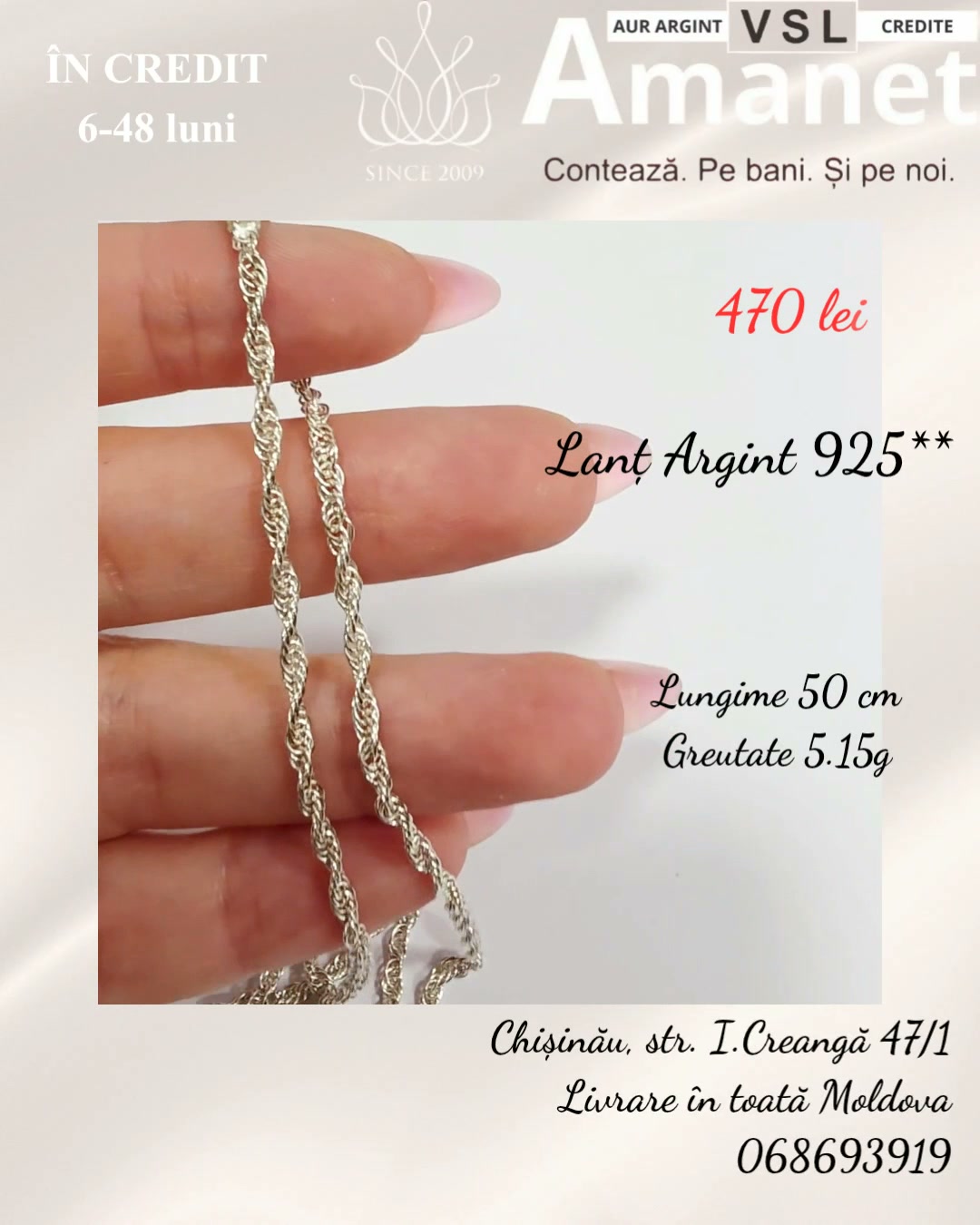 Lanț Argint 925*