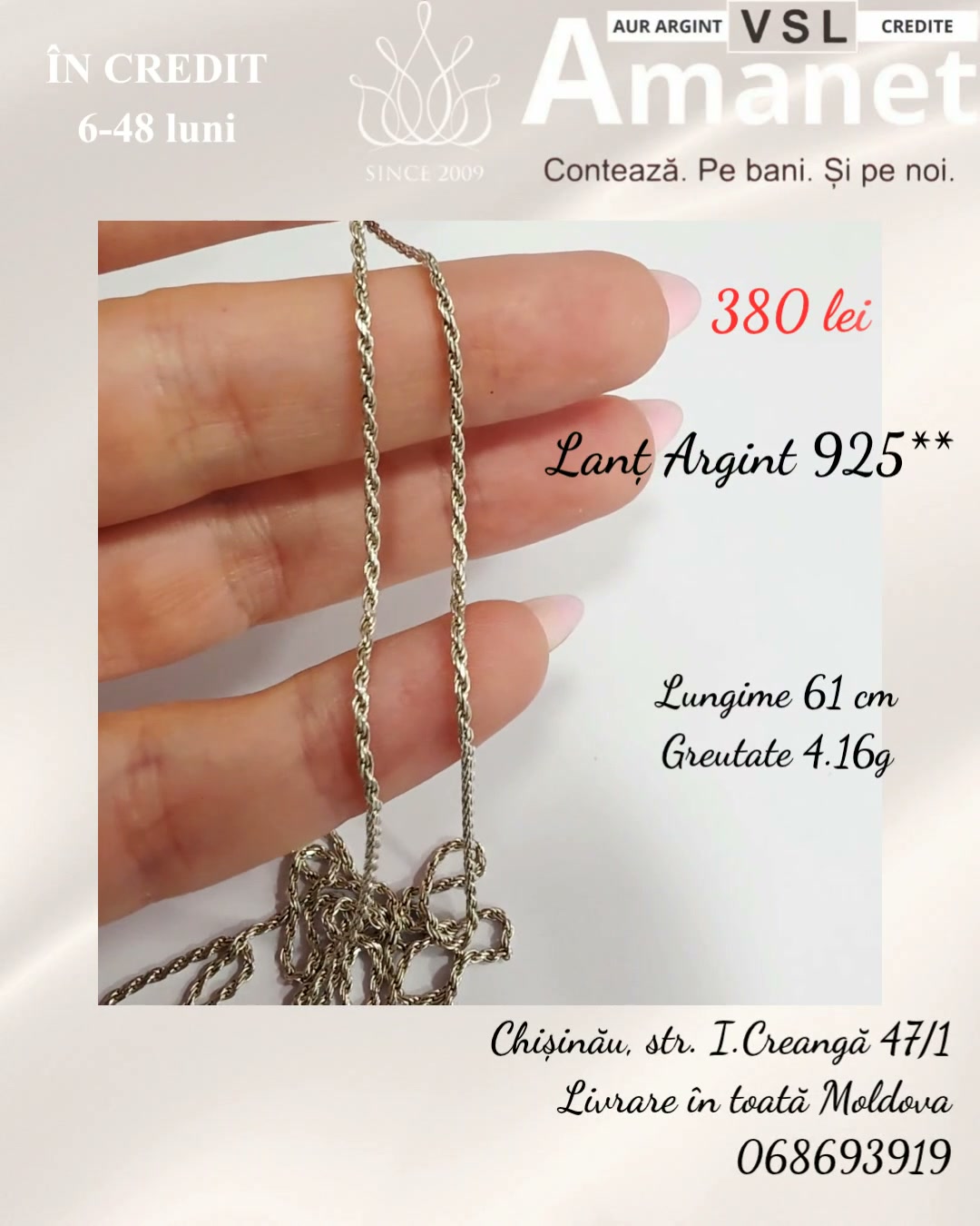 Lanț Argint 925*