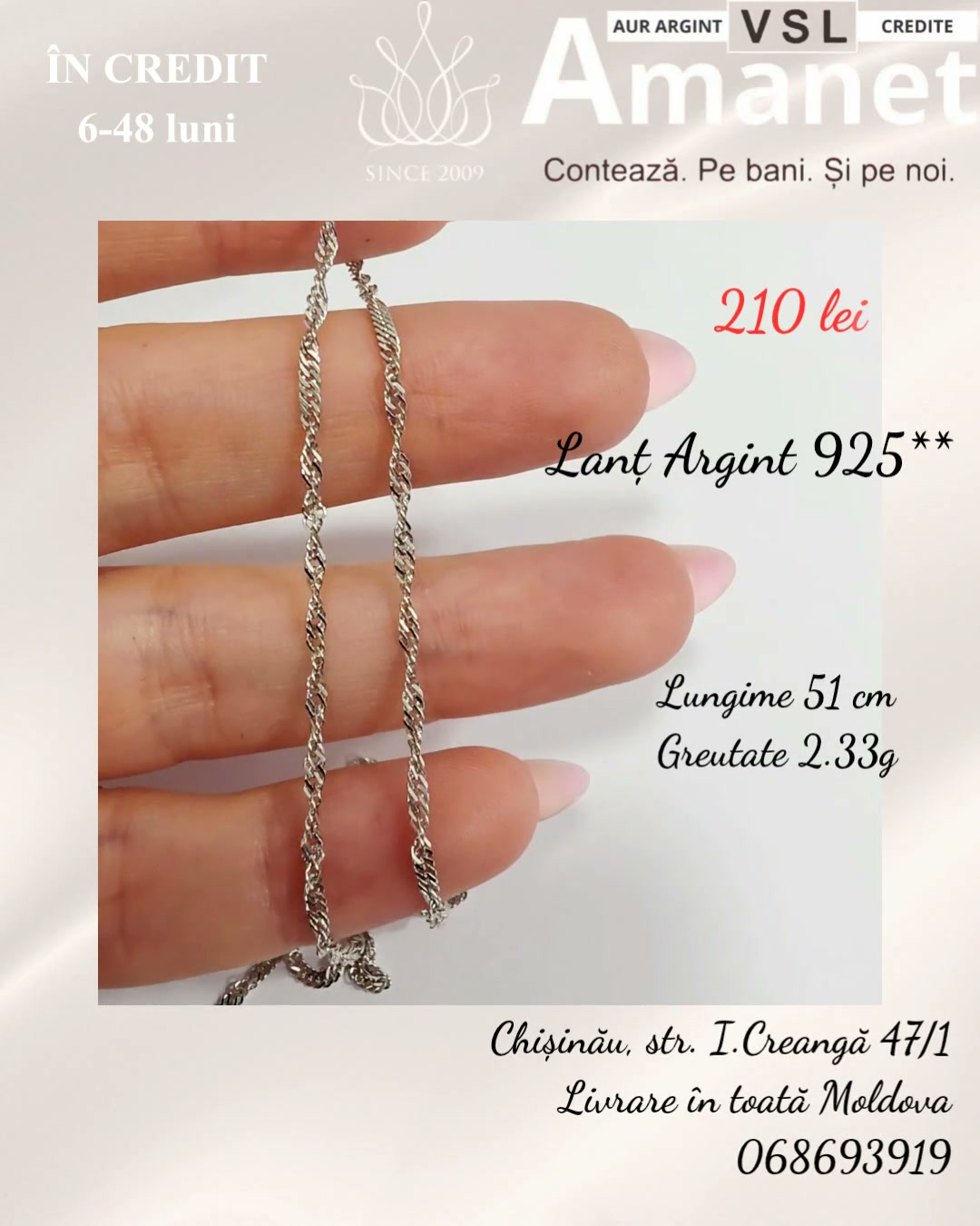 Lanț Argint 925*