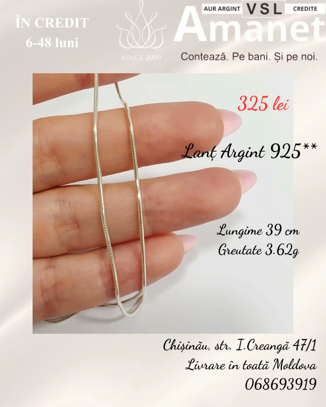 Lanț Argint 925*