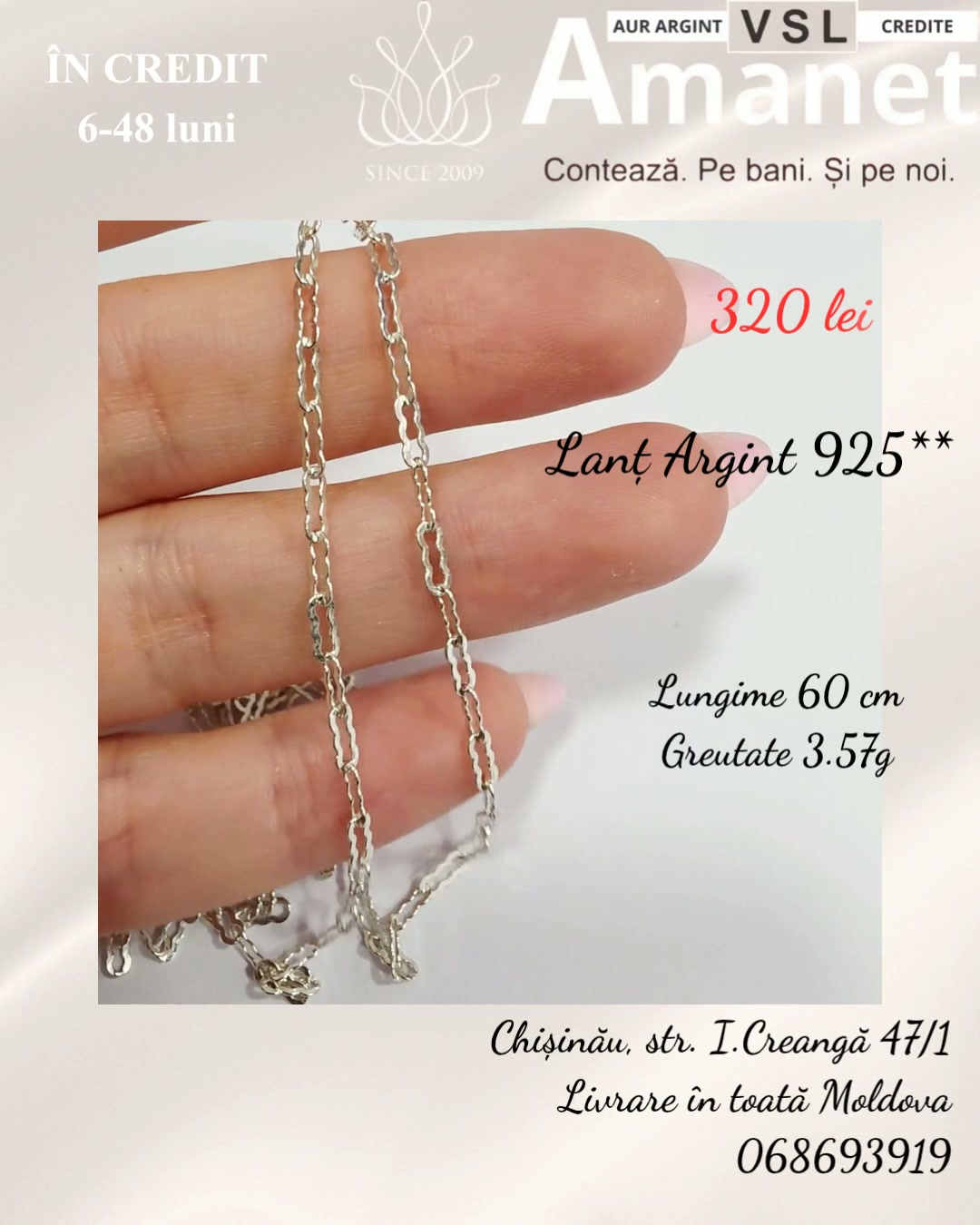 Lanț Argint 925*