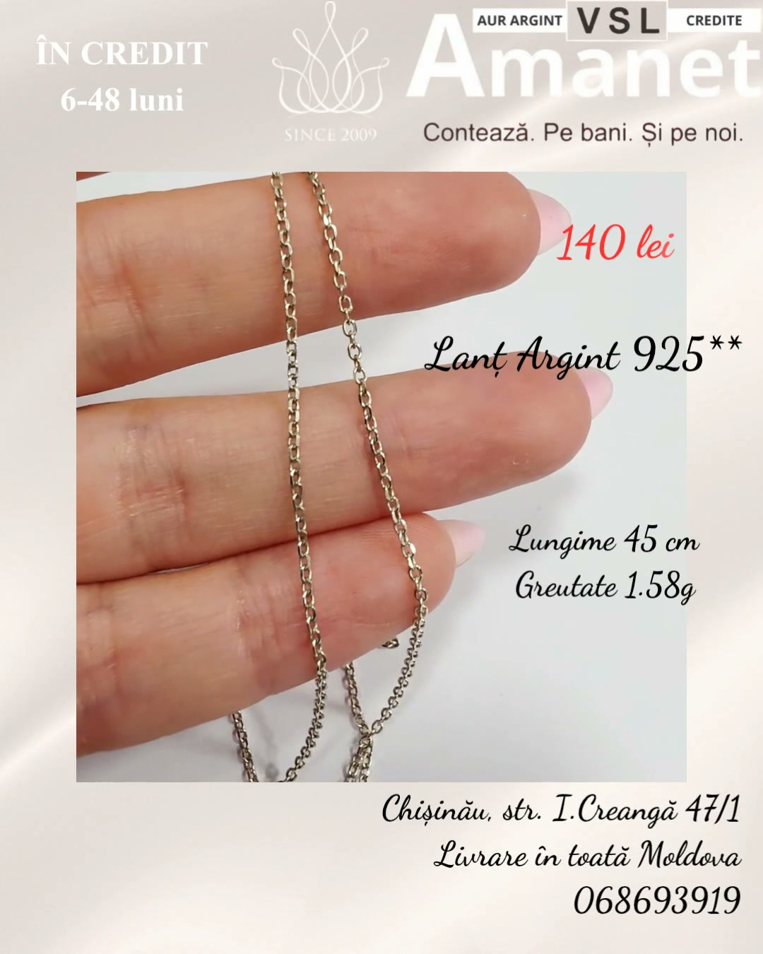 Lanț Argint 925*