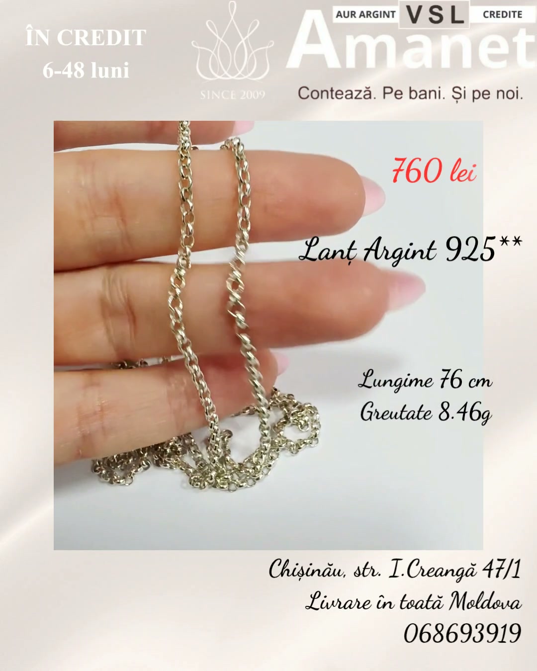 Lanț Argint 925*