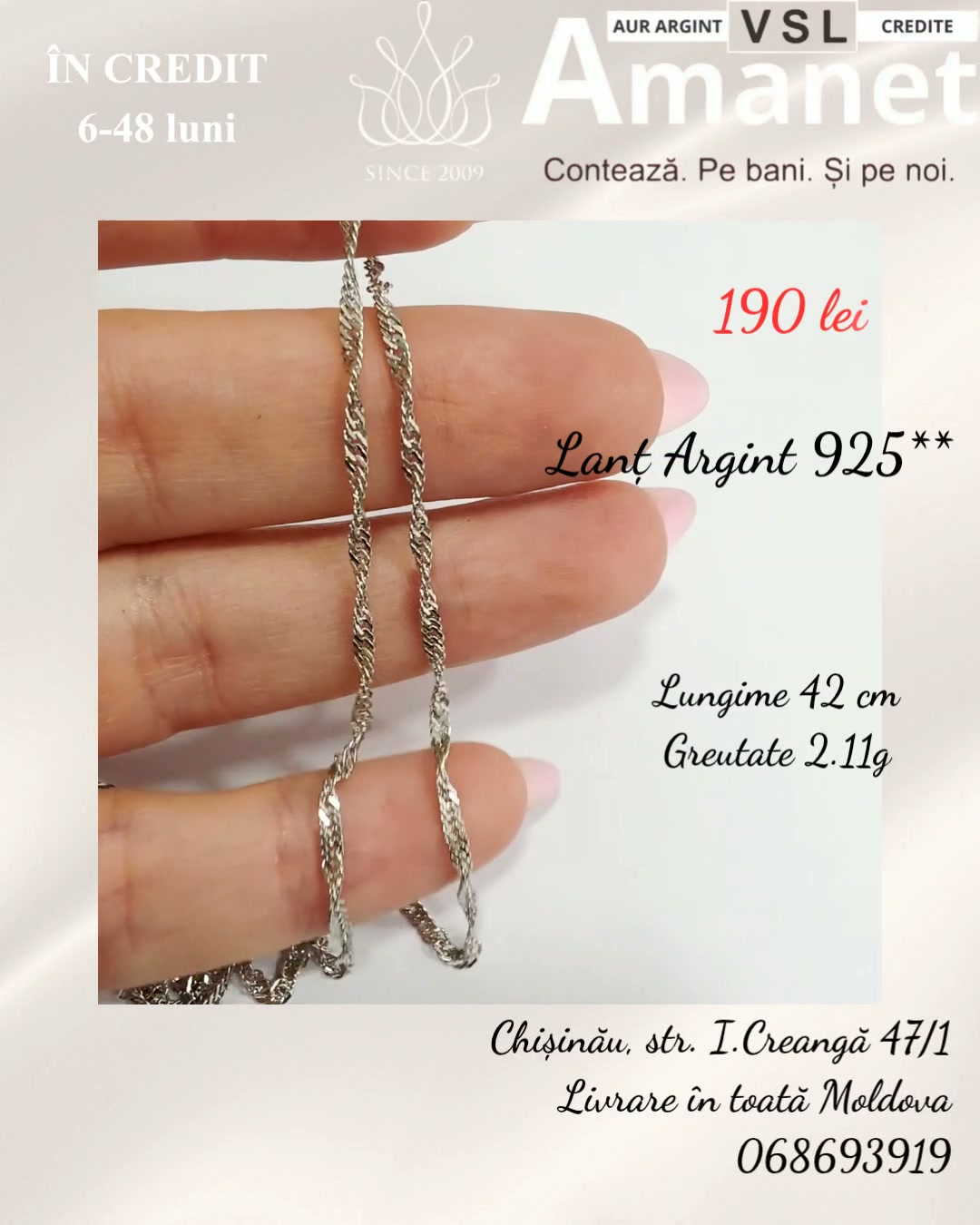 Lanț Argint 925*