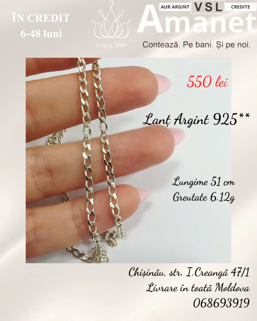 Lanț Argint 925*