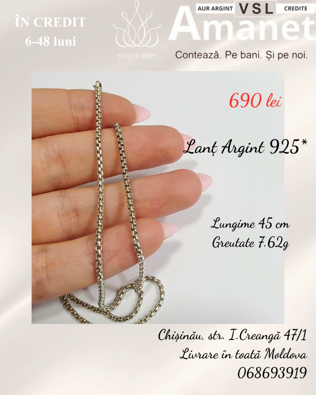 Lanț Argint 925*