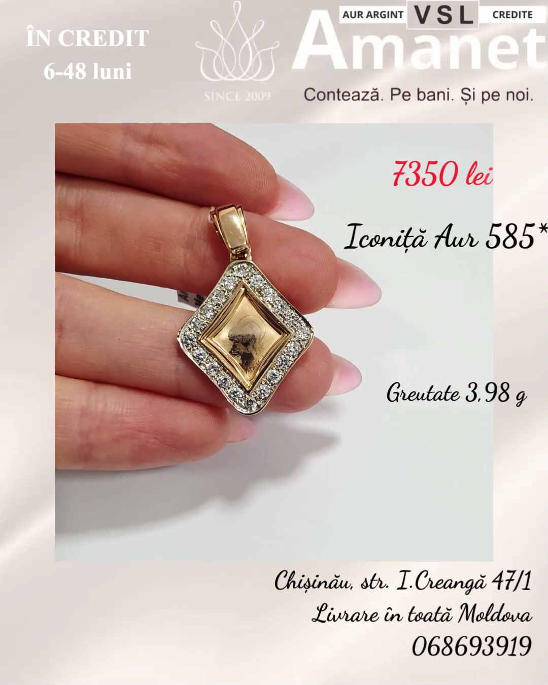 Iconiță Aur 585*