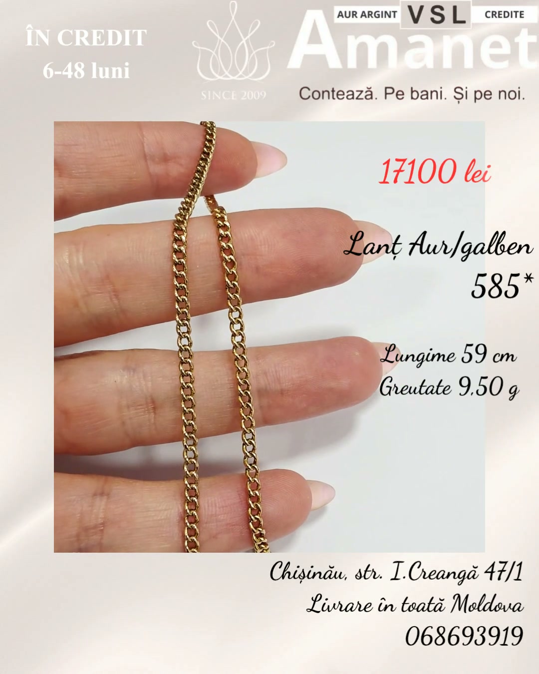 Lanț Aur 585*