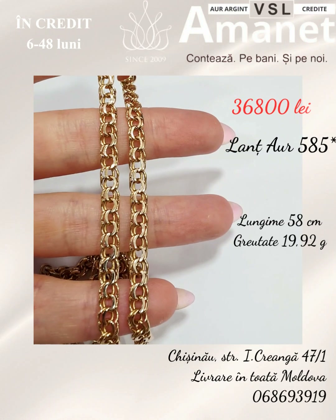 Lanț Aur 585*