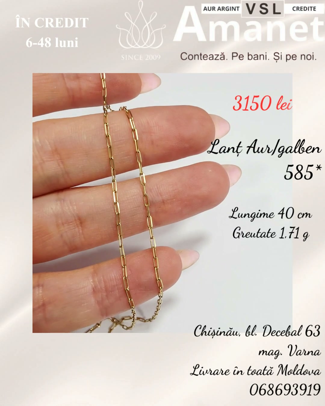 Lanț Aur 585*