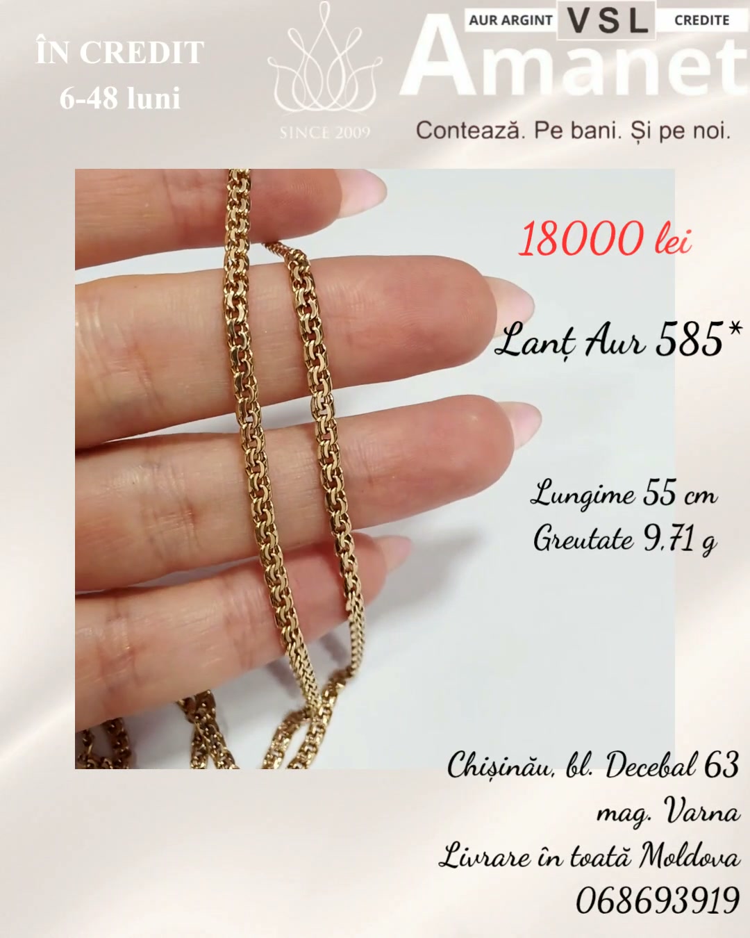 Lanț Aur 585*