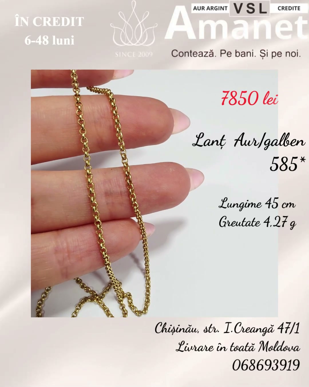 Lanț Aur 585*